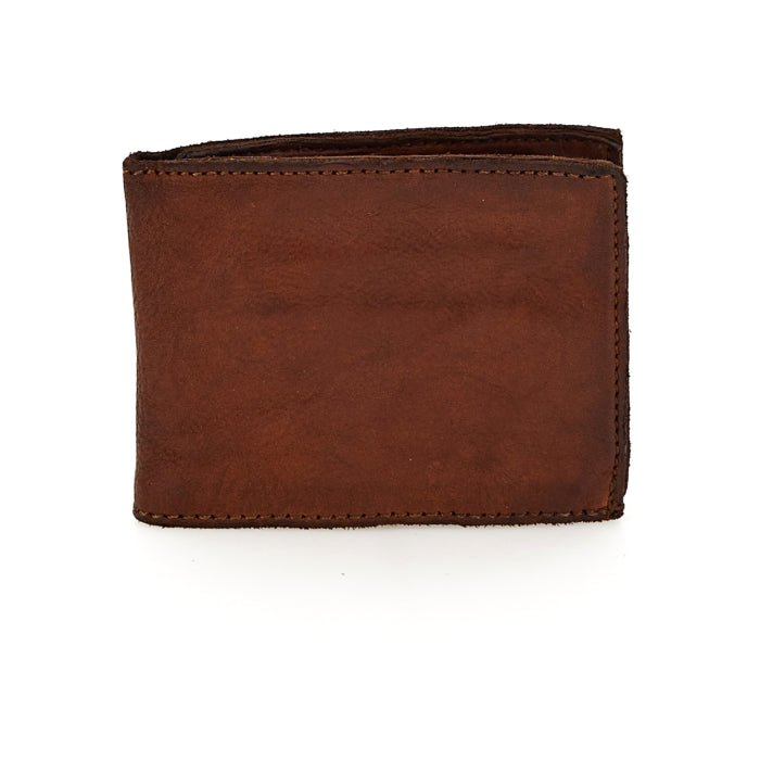 Portafoglio con p.carte in pelle Campomaggi C014530ND X0001 cognac - Pelletteria Allegrini