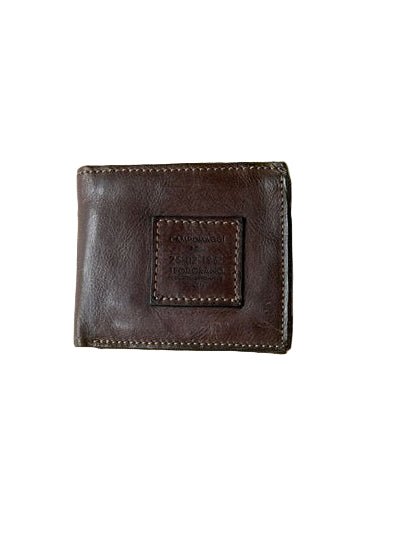 Portafoglio con p.carte in pelle Campomaggi C014580ND X2298 MORO - Pelletteria Allegrini