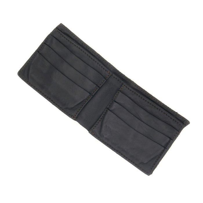 Portafoglio con p.carte in pelle Campomaggi C014580ND X2298 NERO - Pelletteria Allegrini