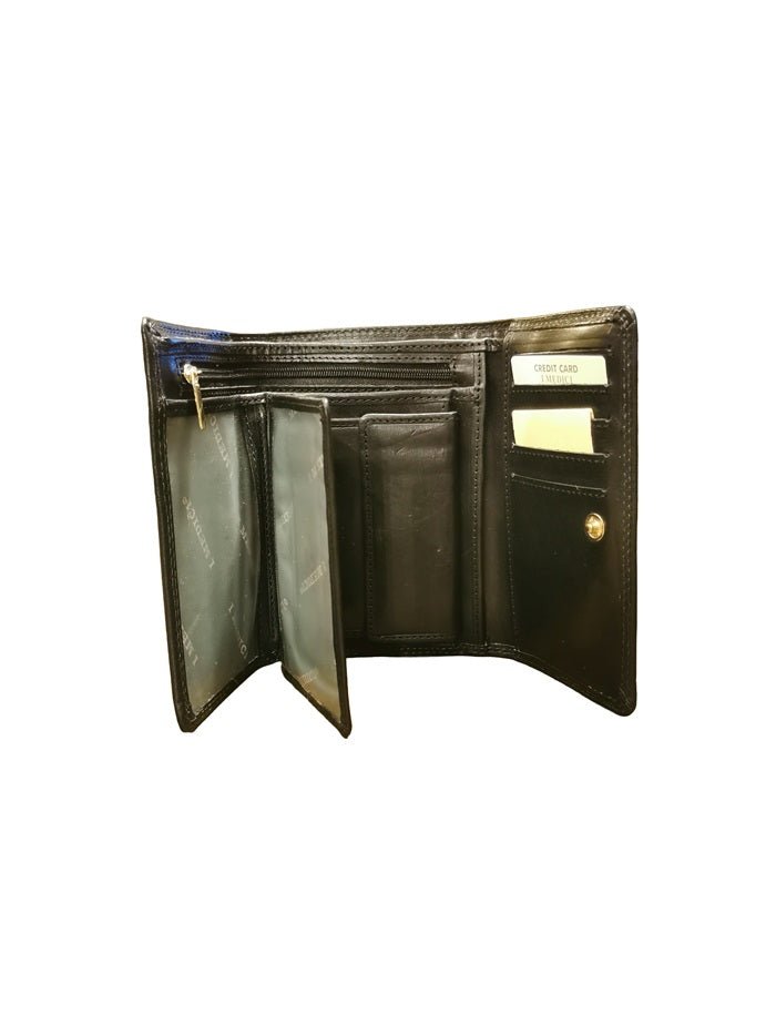 Portafoglio in cuoio I Medici 64/035 Nero - Pelletteria Allegrini