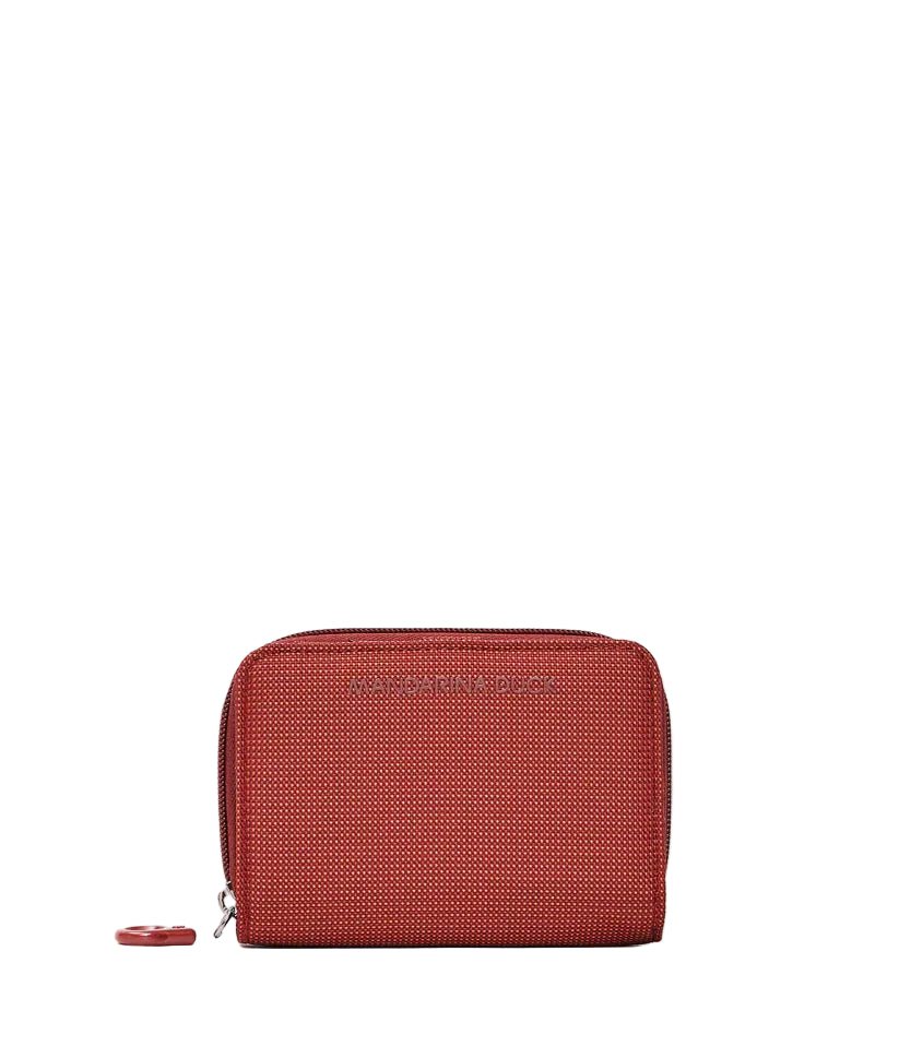 Portafoglio in tessuto MD Mandarina Duck P10QMPN8 Cherry tomato - Pelletteria Allegrini