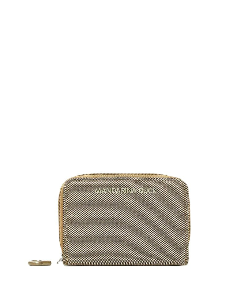 Portafoglio in tessuto MD Mandarina Duck P10QMPN8 Oil - Pelletteria Allegrini