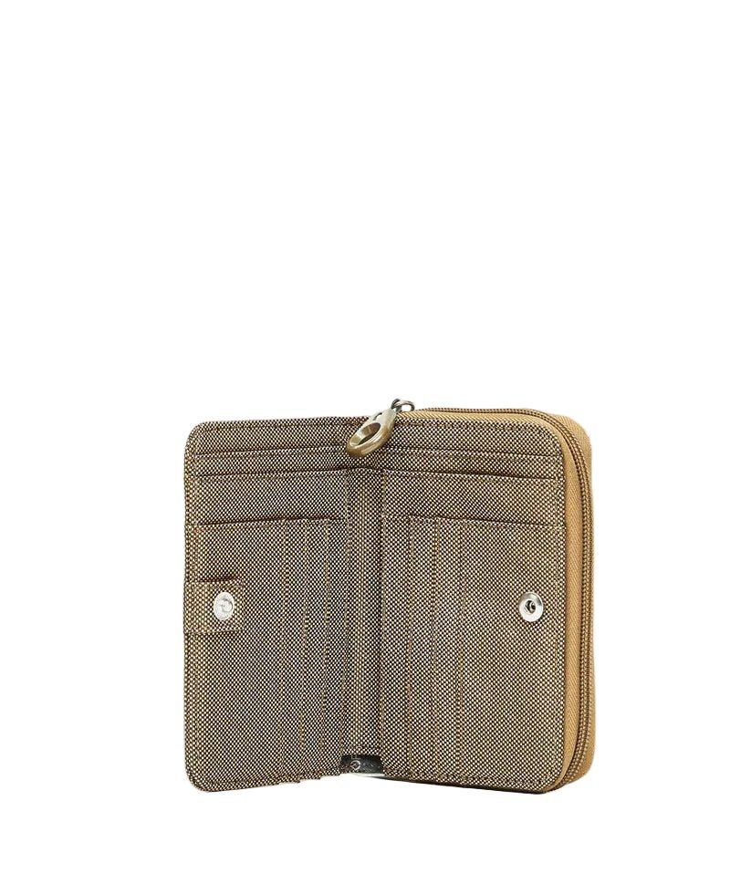 Portafoglio in tessuto MD Mandarina Duck P10QMPN8 Oil - Pelletteria Allegrini
