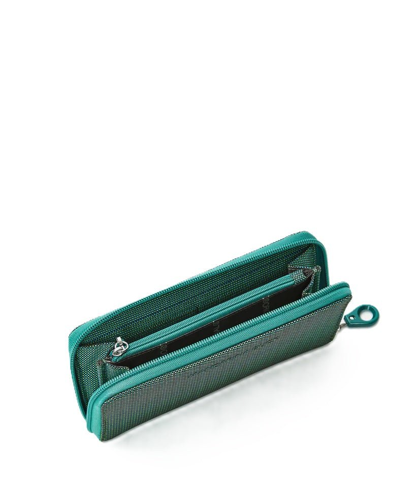 Portafoglio in tessuto MD20 Mandarina Duck P10QMPN1 Emerald - Pelletteria Allegrini