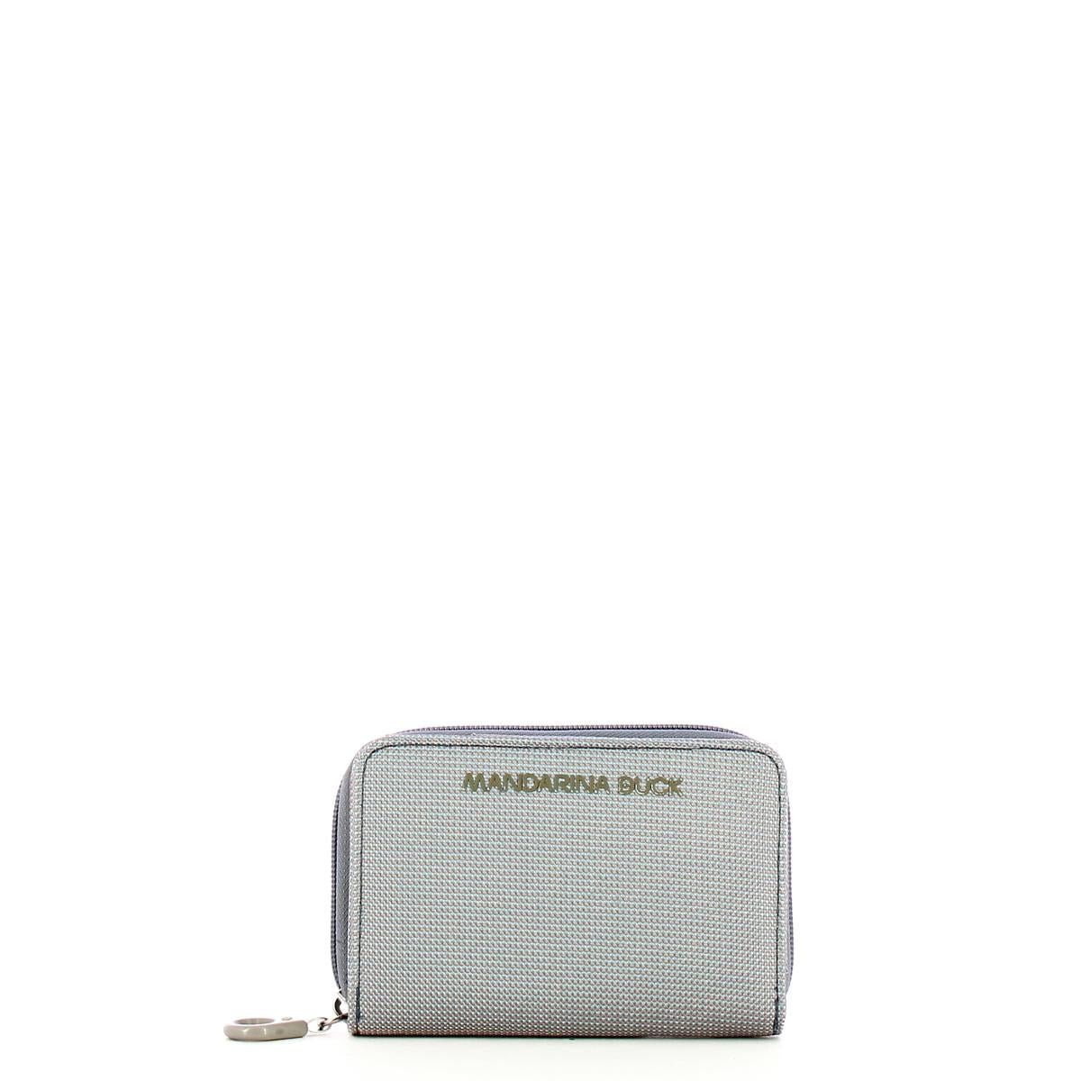 Portafoglio in tessuto MD20 Mandarina Duck P10QMPN8 Summer fog - Pelletteria Allegrini