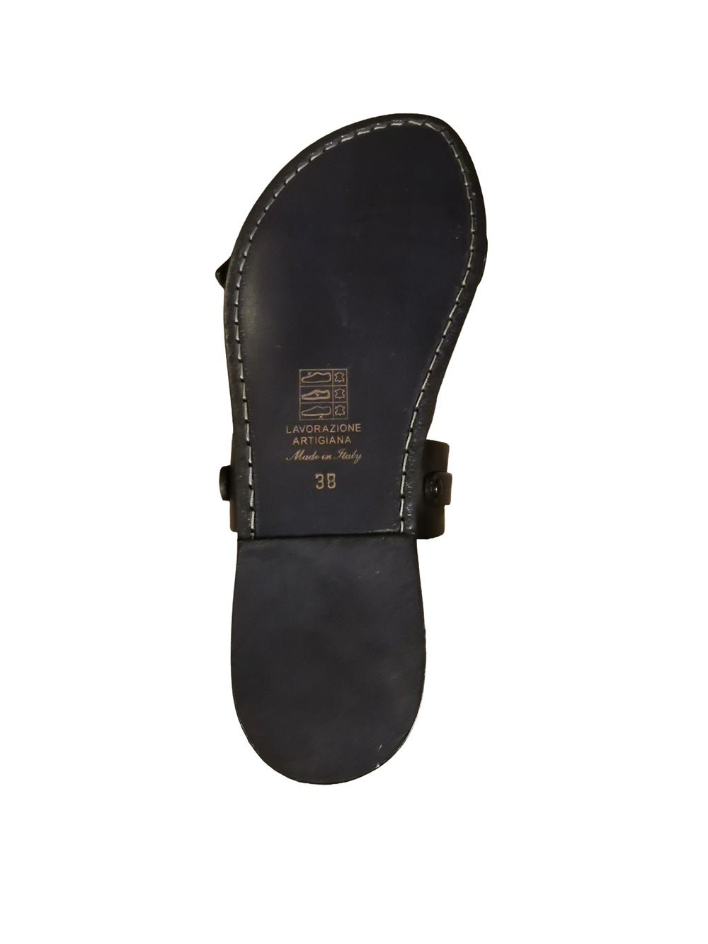 Sandalo con fibbie da donna Pelletteria Allegrini Filippo 700XD Nero - Pelletteria Allegrini