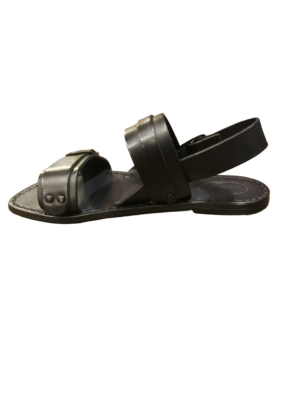 Sandalo con fibbie da donna Pelletteria Allegrini Filippo 700XD Nero - Pelletteria Allegrini