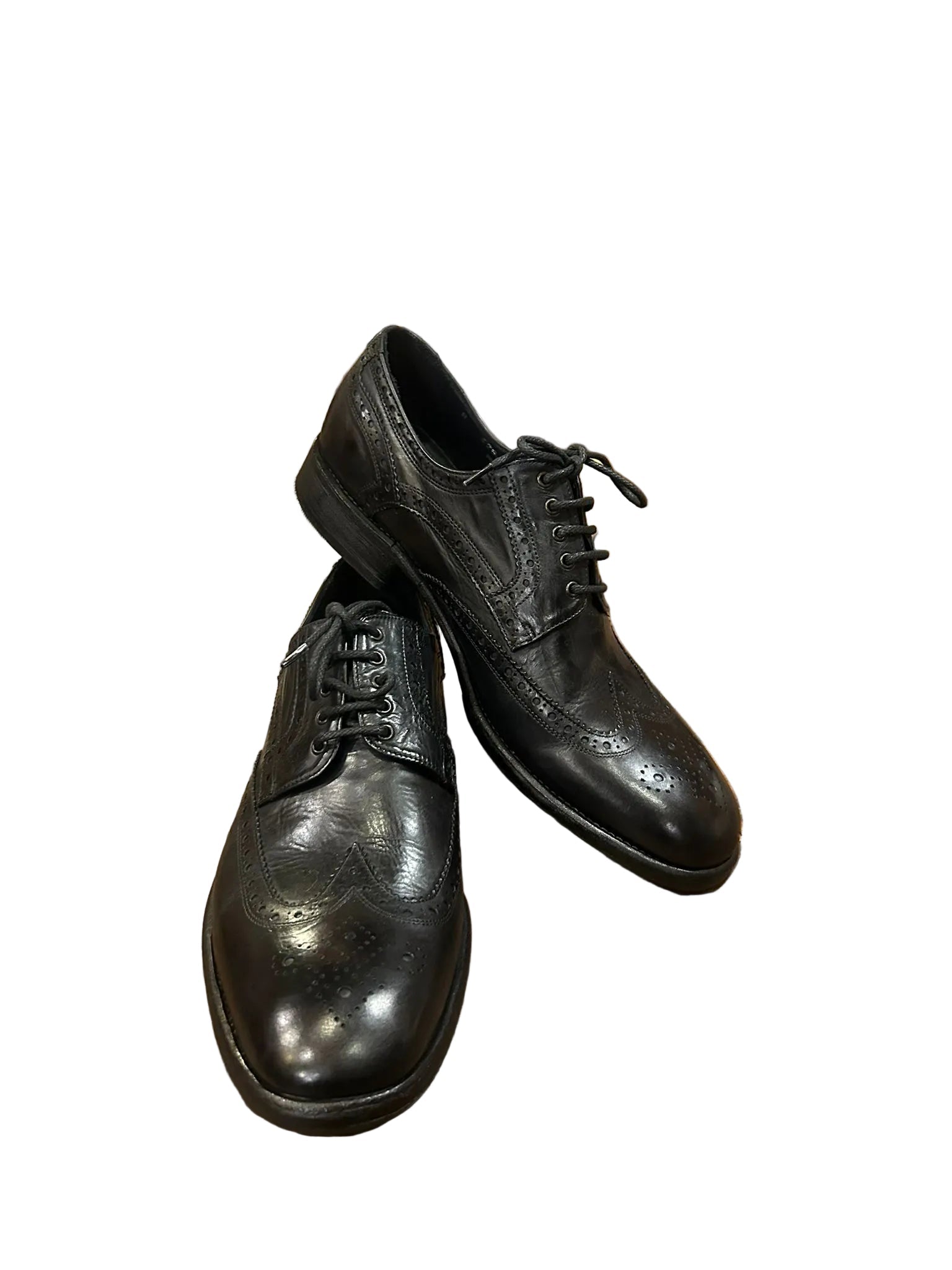 Scarpa stringata uomo in pelle Pelletteria Allegrini Filippo A628 nero - Pelletteria Allegrini