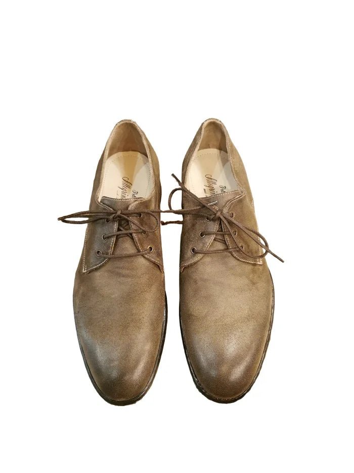 Scarpa stringata uomo in pelle Pelletteria Allegrini Filippo E126CA CORDA - Pelletteria Allegrini