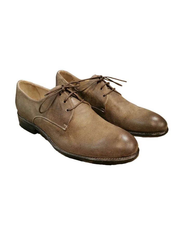 Scarpa stringata uomo in pelle Pelletteria Allegrini Filippo E126CA CORDA - Pelletteria Allegrini
