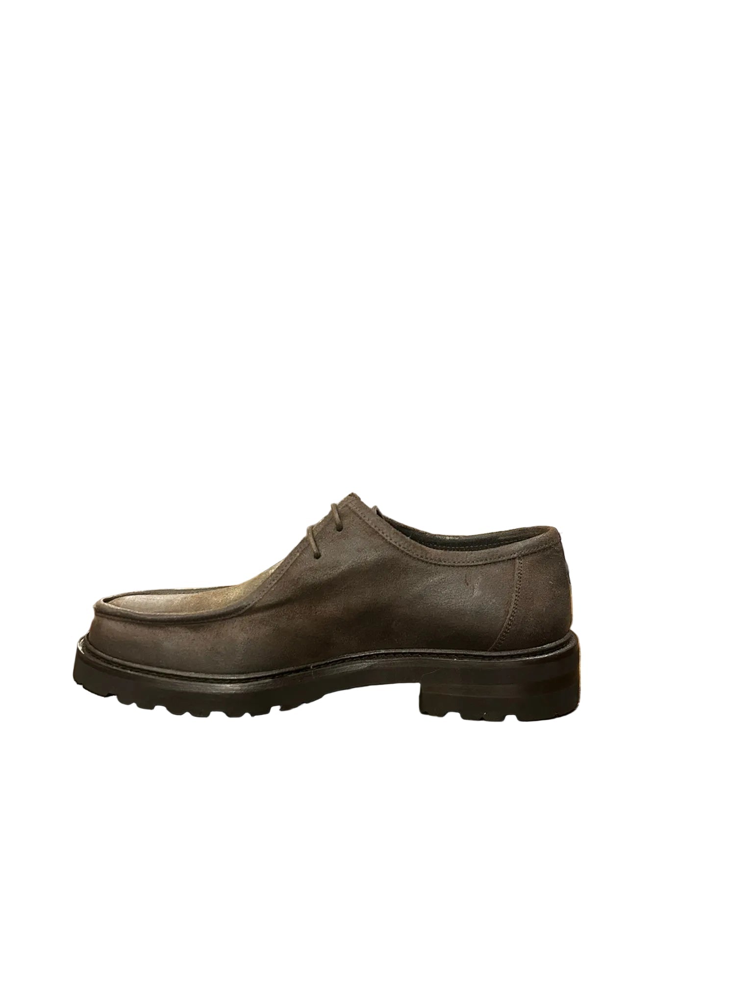 Scarpa uomo in pelle Pelletteria Allegrini Filippo PECCO testa di moro - Pelletteria Allegrini