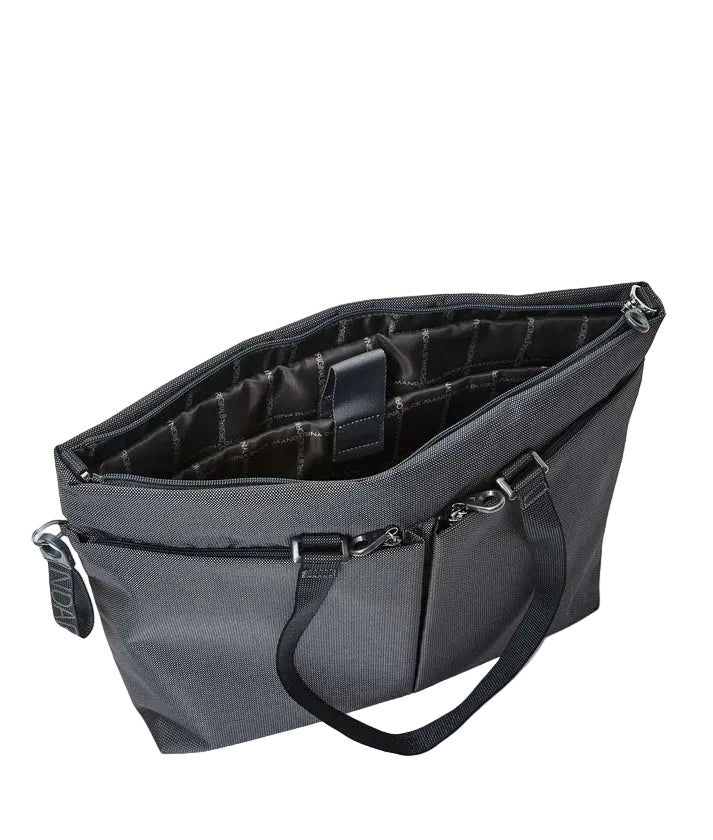 Shopper business MD Mandarina Duck P10QMT42 Steel - Pelletteria Allegrini