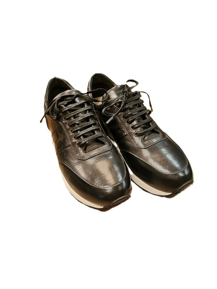 Sneakers donna in pelle Pelletteria Allegrini Filippo MICHI Nero - Pelletteria Allegrini