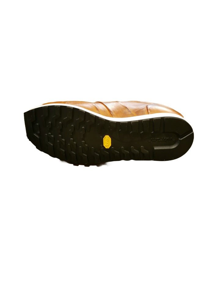 Sneakers uomo in pelle Pelletteria Allegrini Filippo COLLE Cuoio - Pelletteria Allegrini