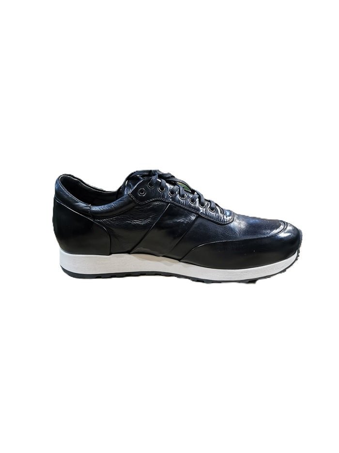 Sneakers uomo in pelle Pelletteria Allegrini Filippo COLLE Nero - Pelletteria Allegrini