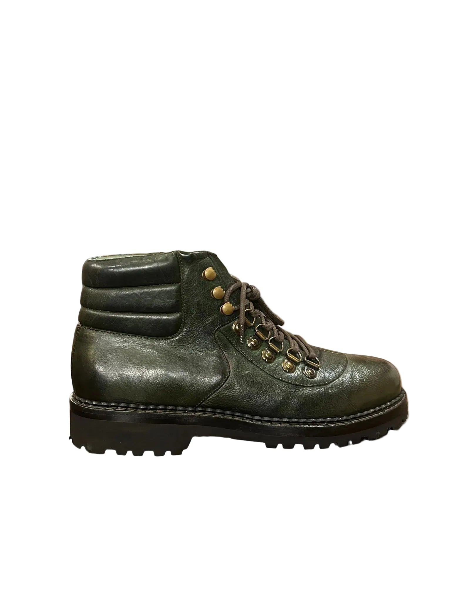 Stivaletti polacchi uomo in pelle Pelletteria Allegrini Filippo 4850 bosco - Pelletteria Allegrini