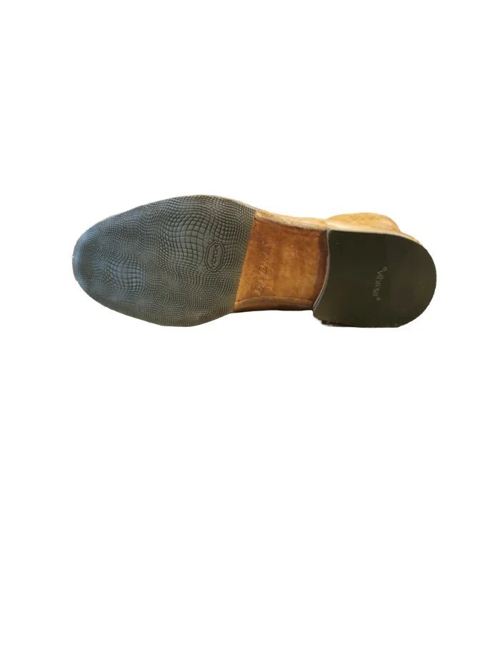 Stivaletto da donna in pelle con stringhe Pelletteria Allegrini Filippo D710 Cerro - Pelletteria Allegrini