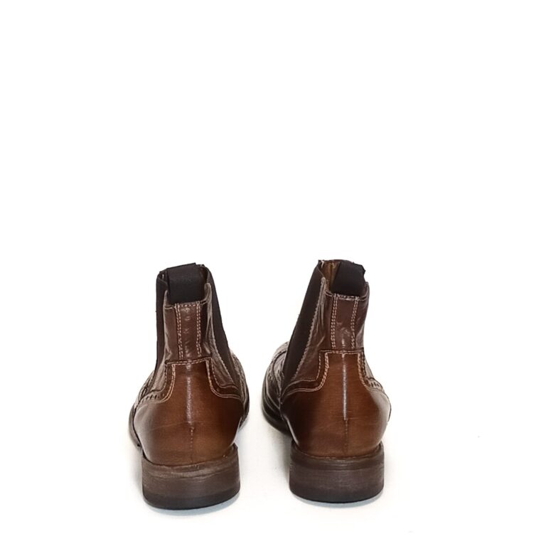 Stivaletto donna in pelle Pelletteria Allegrini Filippo 5264 Marrone - Pelletteria Allegrini