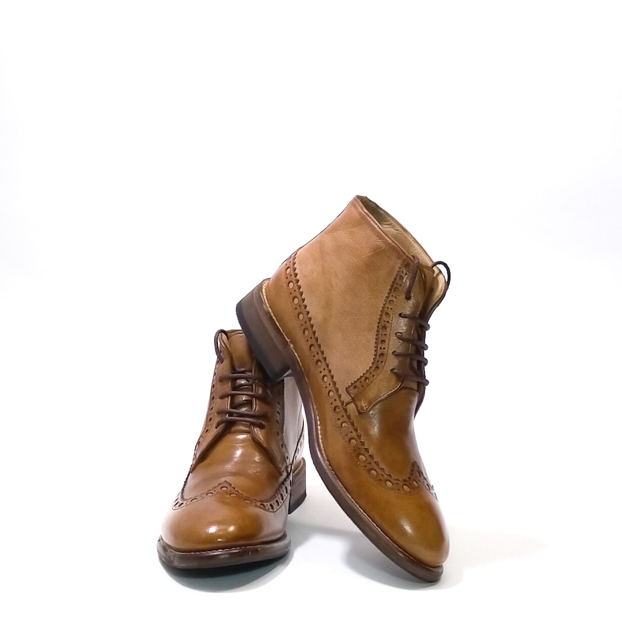 Stivaletto donna in pelle Pelletteria Allegrini Filippo D731 Cerro - Pelletteria Allegrini