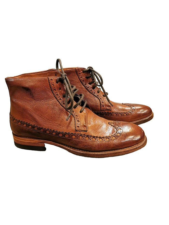 Stivaletto donna in pelle Pelletteria Allegrini Filippo D731 Cocker - Pelletteria Allegrini