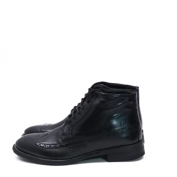 Stivaletto donna in pelle Pelletteria Allegrini Filippo D731 Nero - Pelletteria Allegrini