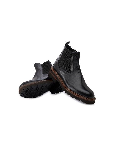 Stivaletto donna in pelle Pelletteria Allegrini Filippo RIETI Nero - Pelletteria Allegrini