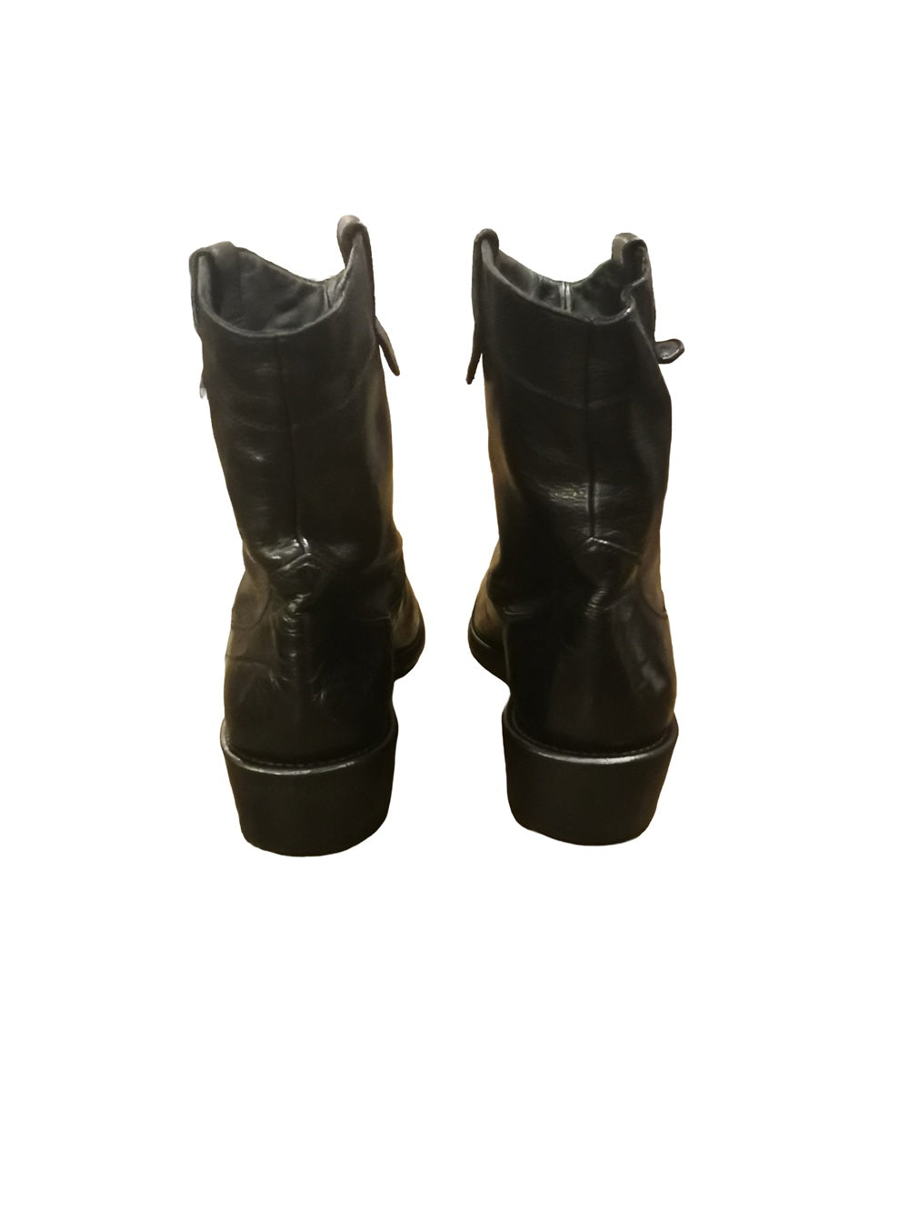 Texano uomo in pelle di bufalo Pelletteria Allegrini Filippo E450 Nero