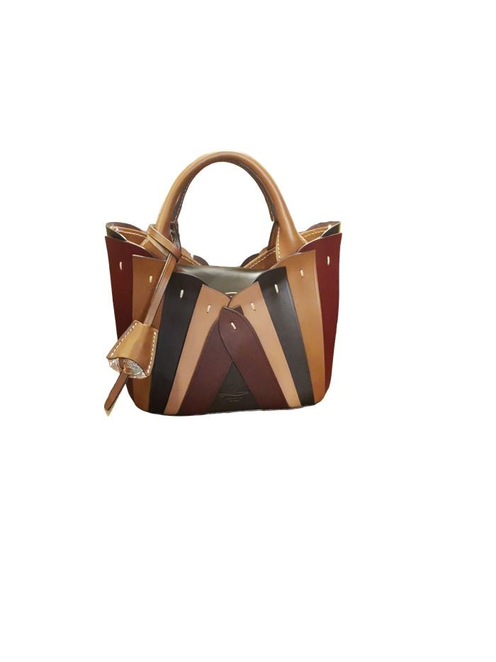 Tracolla in pelle Opera Boldrini 07501 Multicolor - Pelletteria Allegrini