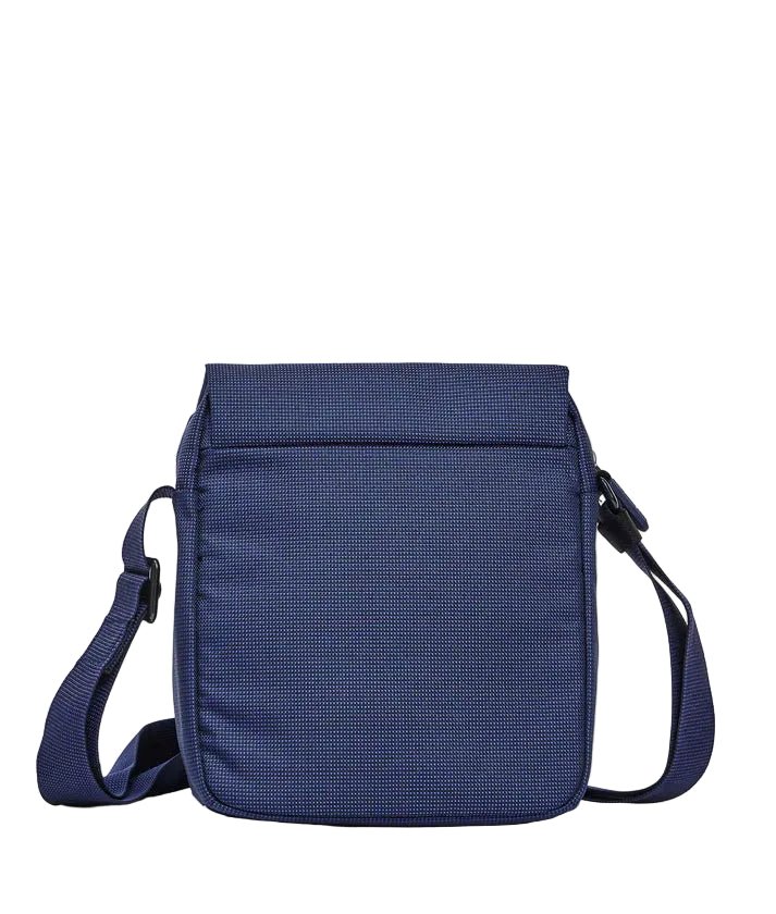 Tracolla in tessuto con patta District Mandarina Duck P10KPT04 Blu - Pelletteria Allegrini