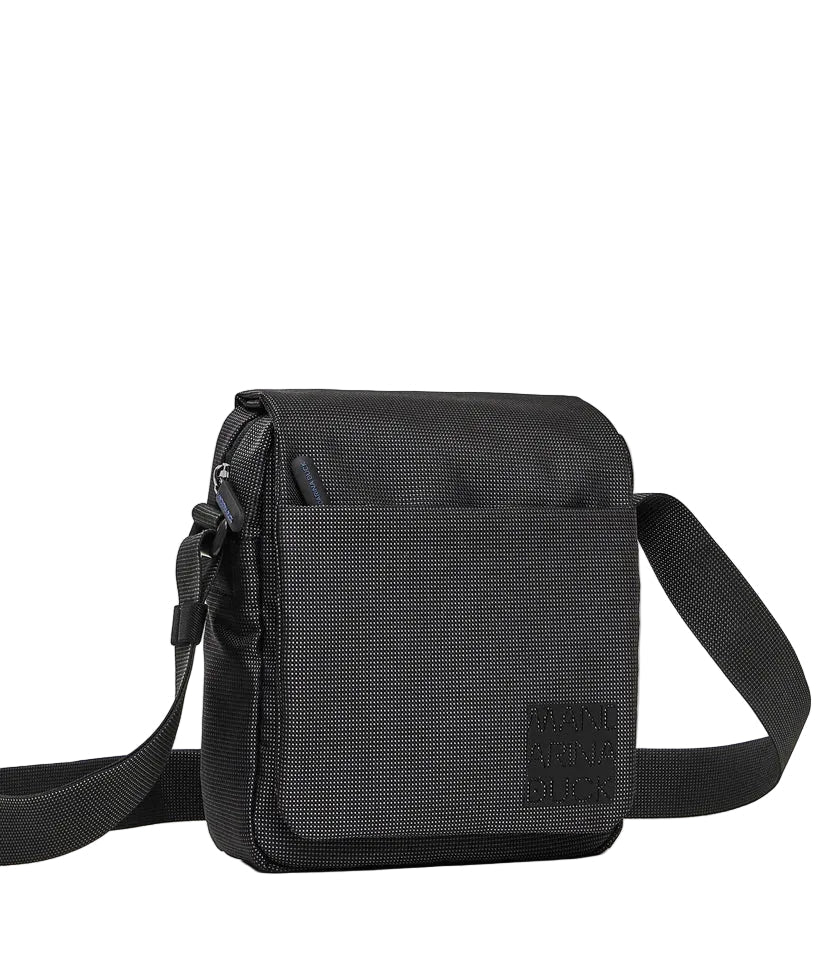 Tracolla in tessuto con patta District Mandarina Duck P10KPT04 Nero - Pelletteria Allegrini