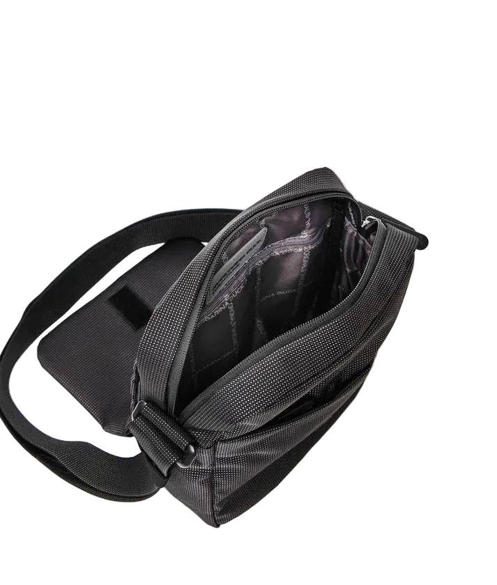 Tracolla in tessuto con patta District Mandarina Duck P10KPT04 Steel - Pelletteria Allegrini