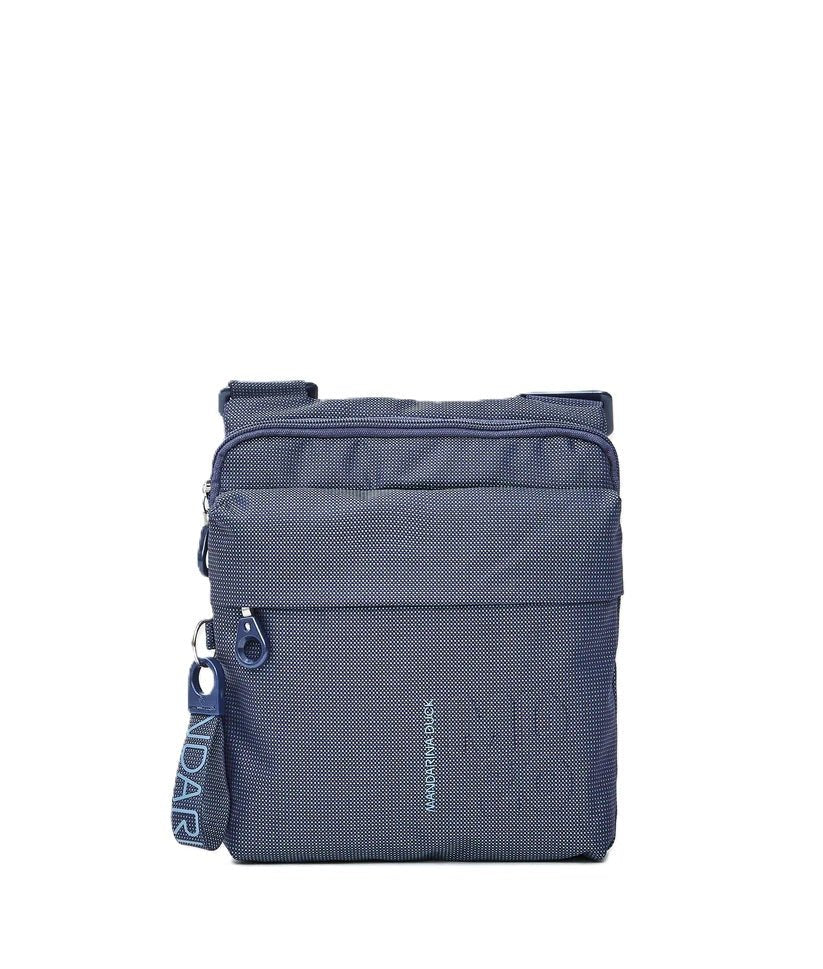 Tracolla in tessuto MD20 Mandarina Duck P10QMT04 Deep blue - Pelletteria Allegrini