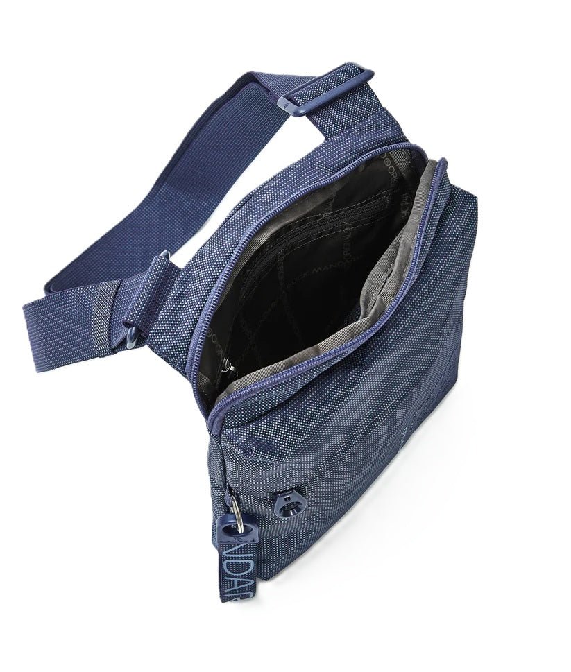 Tracolla in tessuto MD20 Mandarina Duck P10QMT04 Deep blue - Pelletteria Allegrini