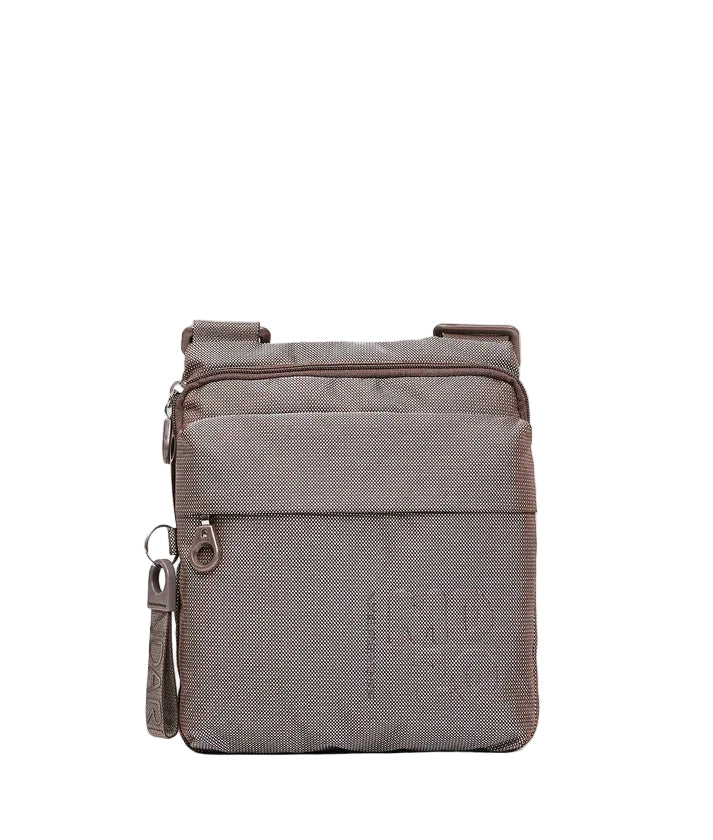 Tracolla in tessuto MD20 Mandarina Duck P10QMT04 Taupe - Pelletteria Allegrini