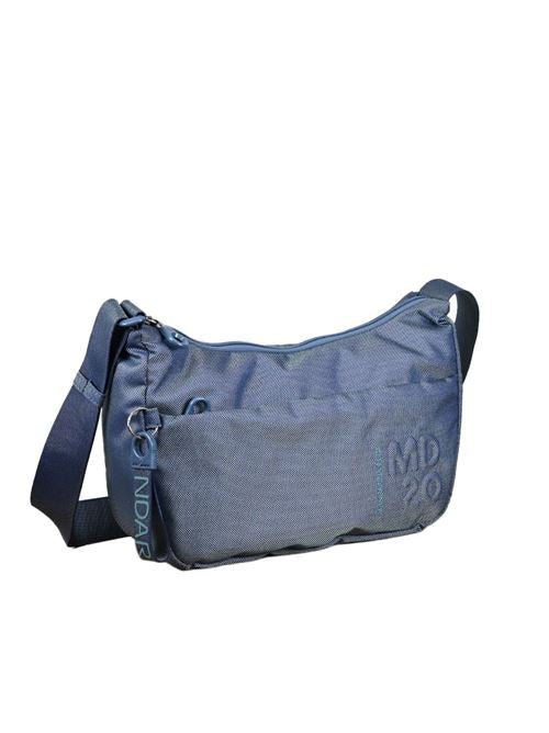 Tracolla in tessuto MD20 Mandarina Duck P10QMT30 Blue wing - Pelletteria Allegrini