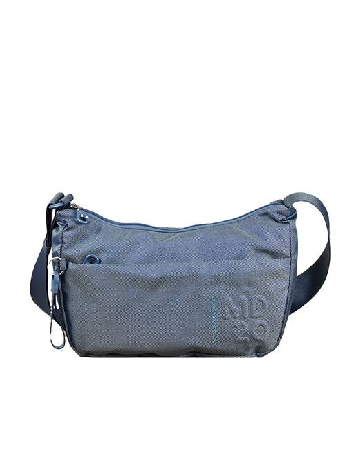 Tracolla in tessuto MD20 Mandarina Duck P10QMT30 Blue wing - Pelletteria Allegrini