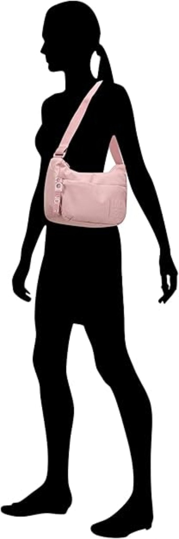 Tracolla in tessuto MD20 Mandarina Duck P10QMT30 Rose - Pelletteria Allegrini
