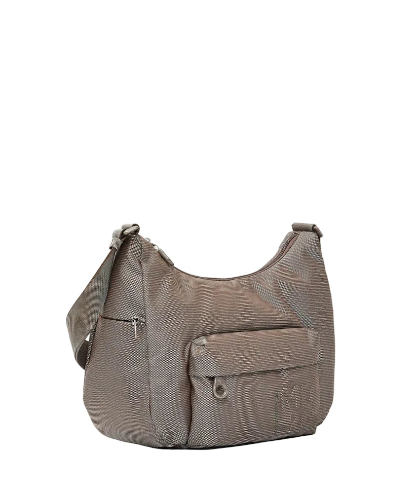 Tracolla in tessuto MD20 Mandarina Duck P10QMT56 Taupe - Pelletteria Allegrini