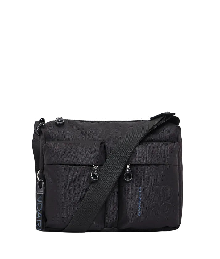 Tracolla in tessuto MD20 Mandarina Duck P10QMTT5 Nero - Pelletteria Allegrini