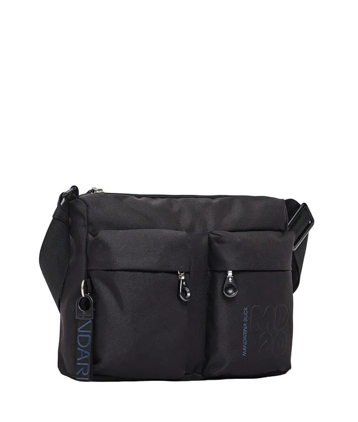 Tracolla in tessuto MD20 Mandarina Duck P10QMTT5 Nero - Pelletteria Allegrini