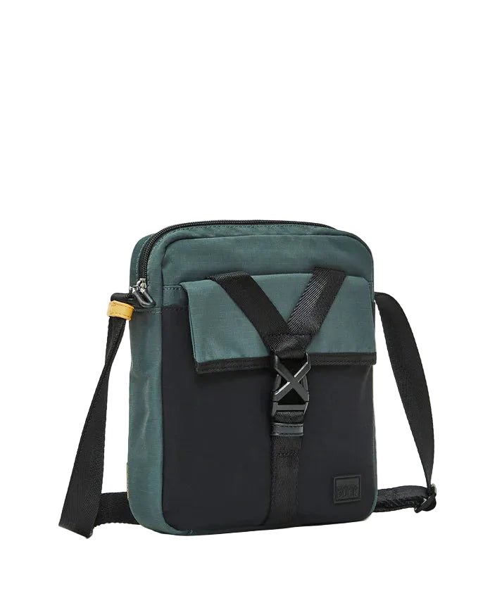 Tracolla in tessuto Y - lite Mandarina Duck P10OWT02 Pine green - Pelletteria Allegrini