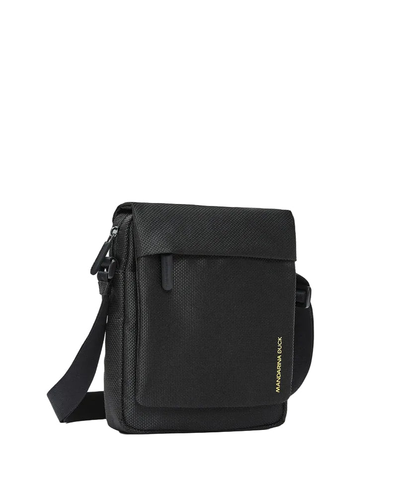 Tracolla in tessuto Zephyr Mandarina Duck P10OTT02 Nero - Pelletteria Allegrini