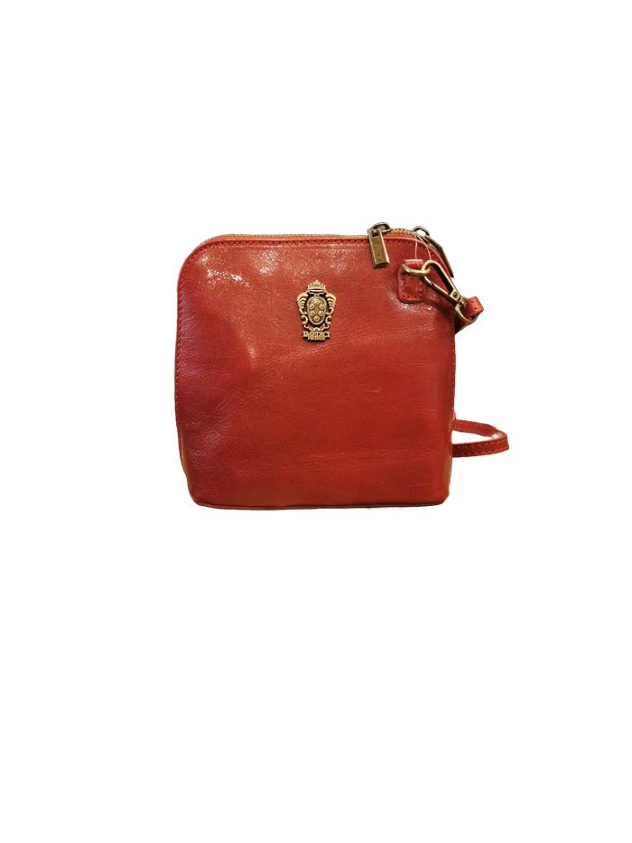 Tracollina in pelle i Medici 63/298 Rosso - Pelletteria Allegrini