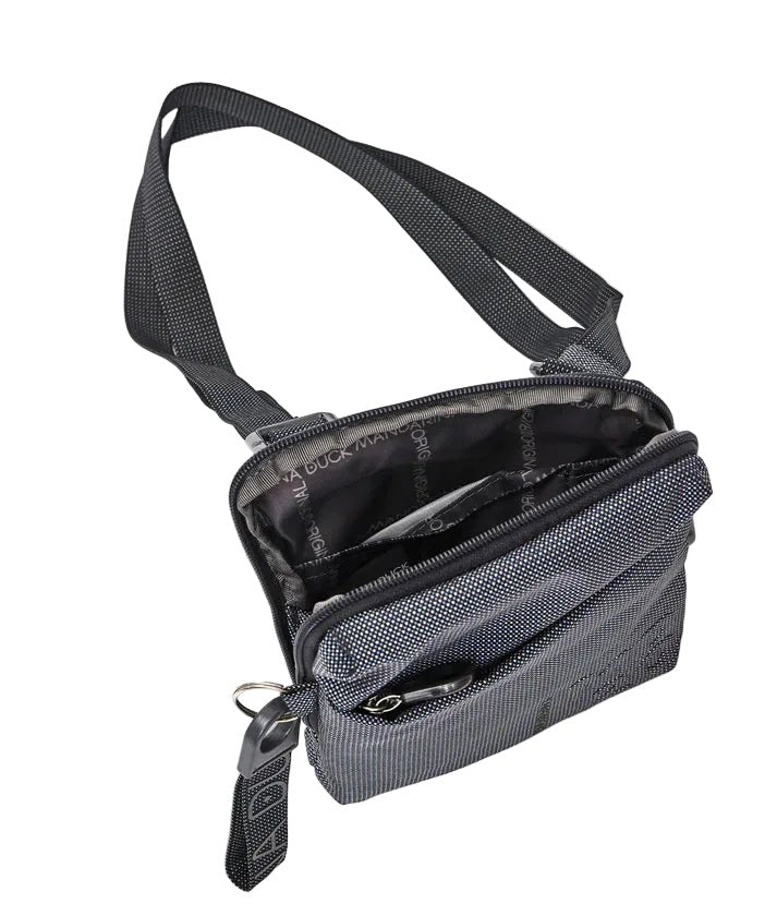 Tracollina in tessuto MD20 Mandarina Duck P10QMMN6 Steel - Pelletteria Allegrini
