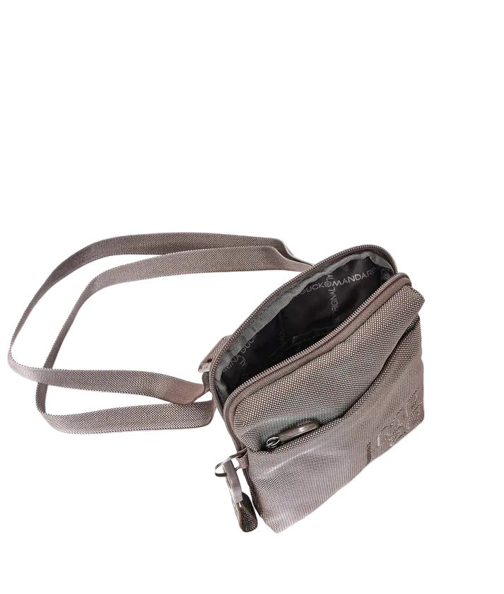 Tracollina in tessuto MD20 Mandarina Duck P10QMMN6 Taupe - Pelletteria Allegrini