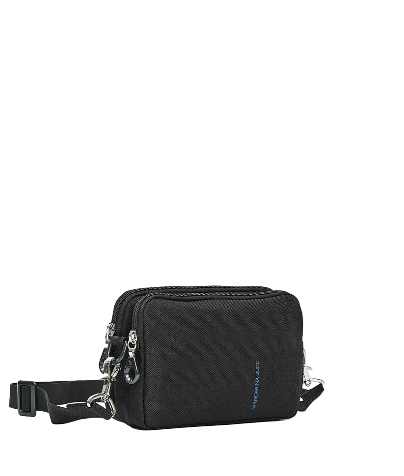 Tracollina in tessuto MD20 Mandarina Duck P10QMT57 Nero - Pelletteria Allegrini