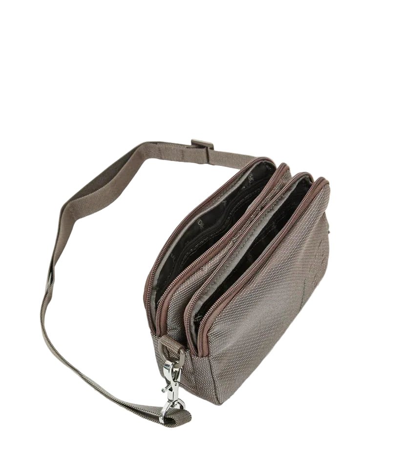 Tracollina in tessuto MD20 Mandarina Duck P10QMT57 Taupe - Pelletteria Allegrini