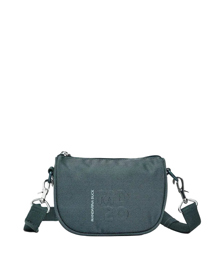 Tracollina mini in tessuto MD Mandarina Duck P10QMT54 Pine green - Pelletteria Allegrini