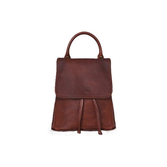 Zaino in cuoio I Medici 63/6400 Testa di moro - Pelletteria Allegrini