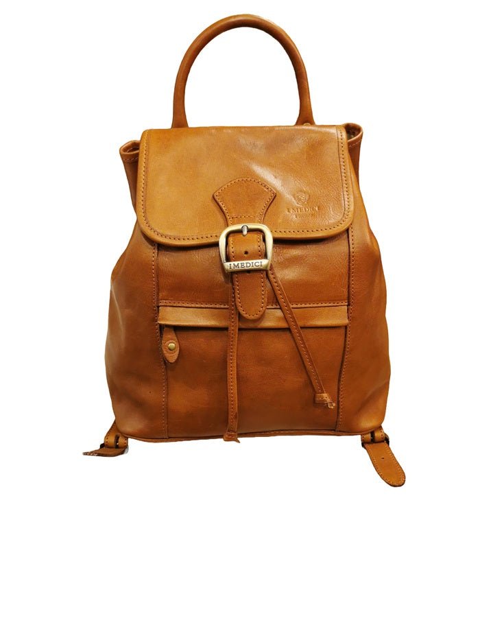 Zaino in cuoio I Medici 63/7000 marrone - Pelletteria Allegrini